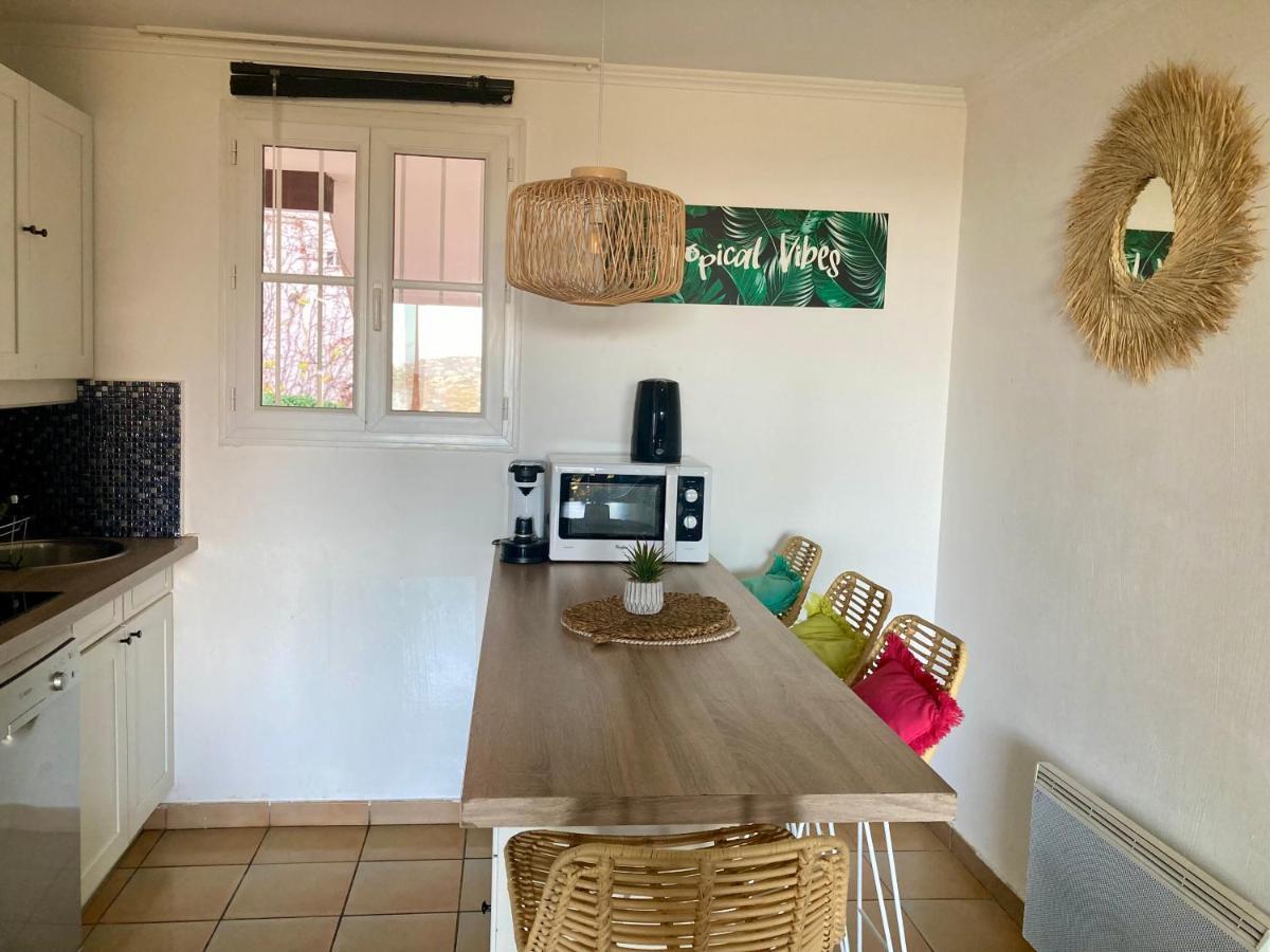 Les Restanques 2150 Vue Mer Grimaud Exteriör bild
