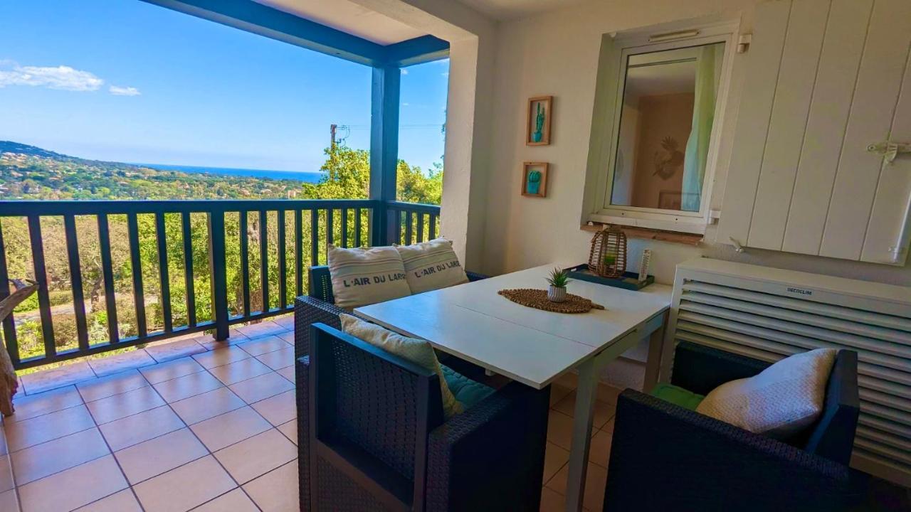 Les Restanques 2150 Vue Mer Grimaud Exteriör bild