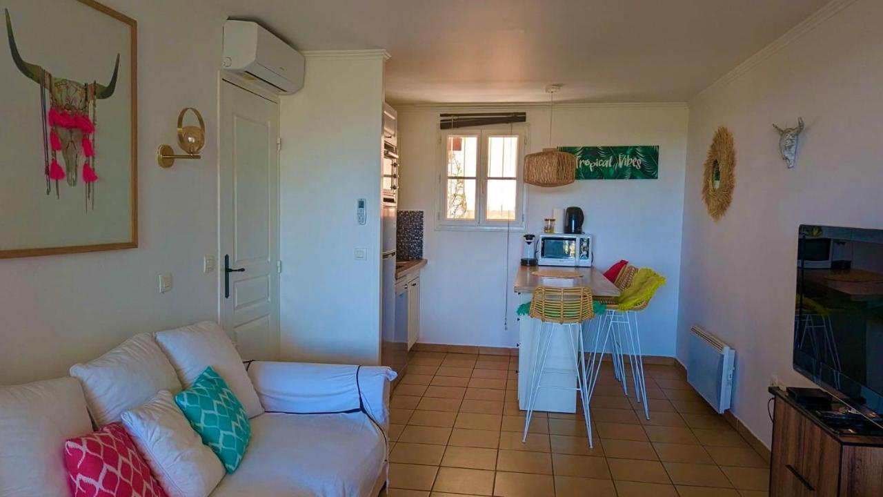 Les Restanques 2150 Vue Mer Grimaud Exteriör bild